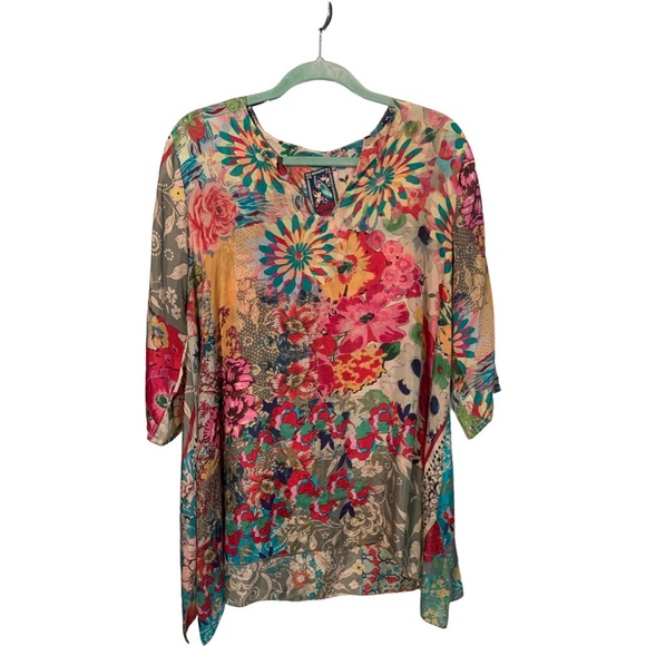 Johnny Was Tops - NWT Johnny Was Silk Blouse